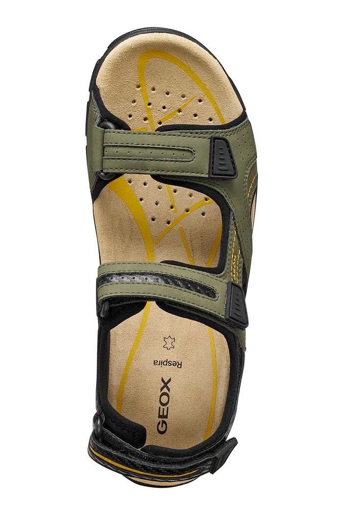 Geox sandali treking moški UOMO SANDAL STRADA U8224D0EKBCCB39B zelena