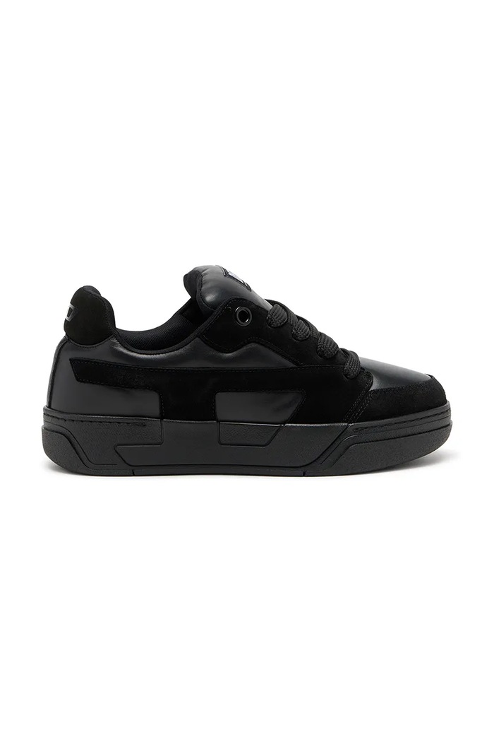 Diesel S-D-Ollie Low tenisky pánske kožené čierna Y03796.P7476.T8013