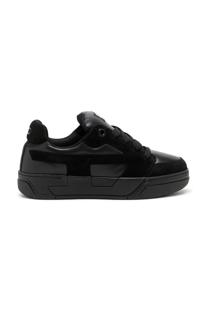 Diesel S-D-Ollie Low tenisky pánske kožené čierna Y03796.P7476.T8013