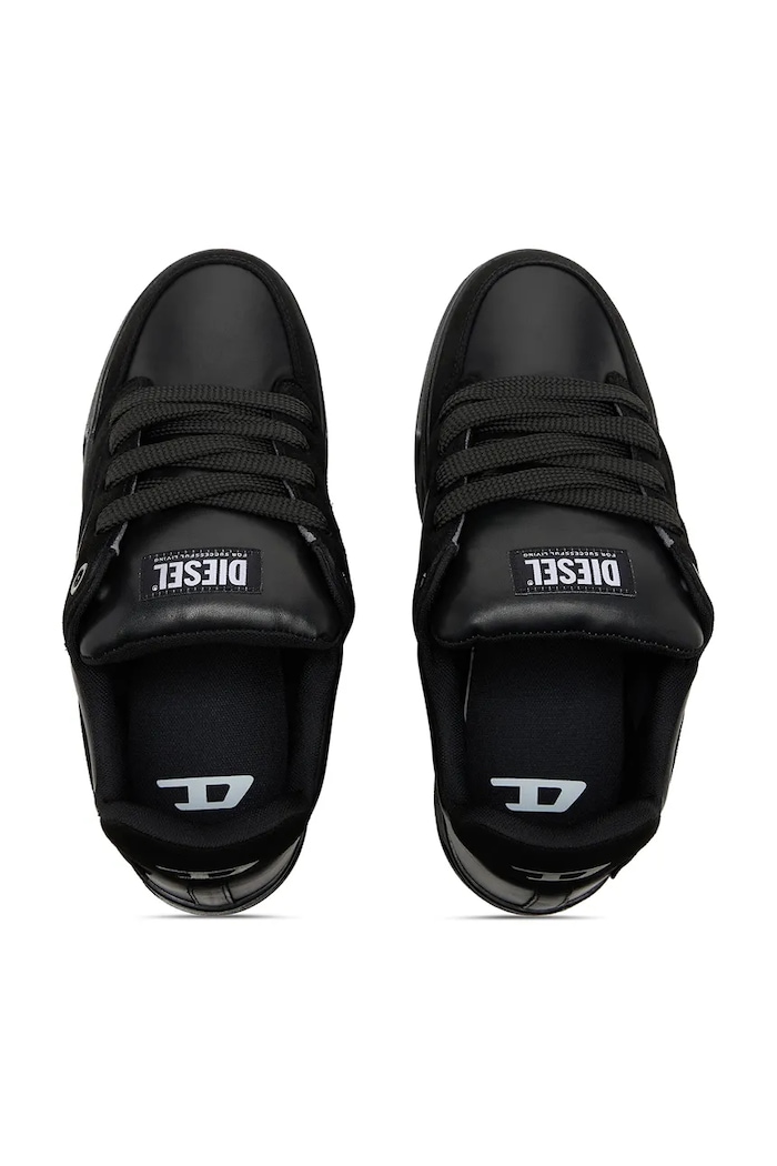 Diesel S-D-Ollie Low tenisky pánske kožené čierna Y03796.P7476.T8013