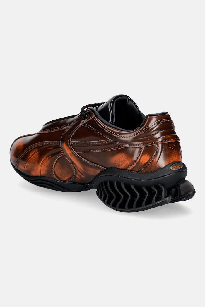 Scarpe Puma Puma x J.L-A.L sneakers da uomo in pelle 408755 marrone
