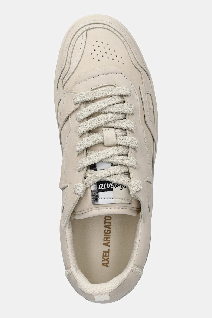 Маратонки от набук Axel Arigato Dice Patchwork Sneaker бежов F3629001