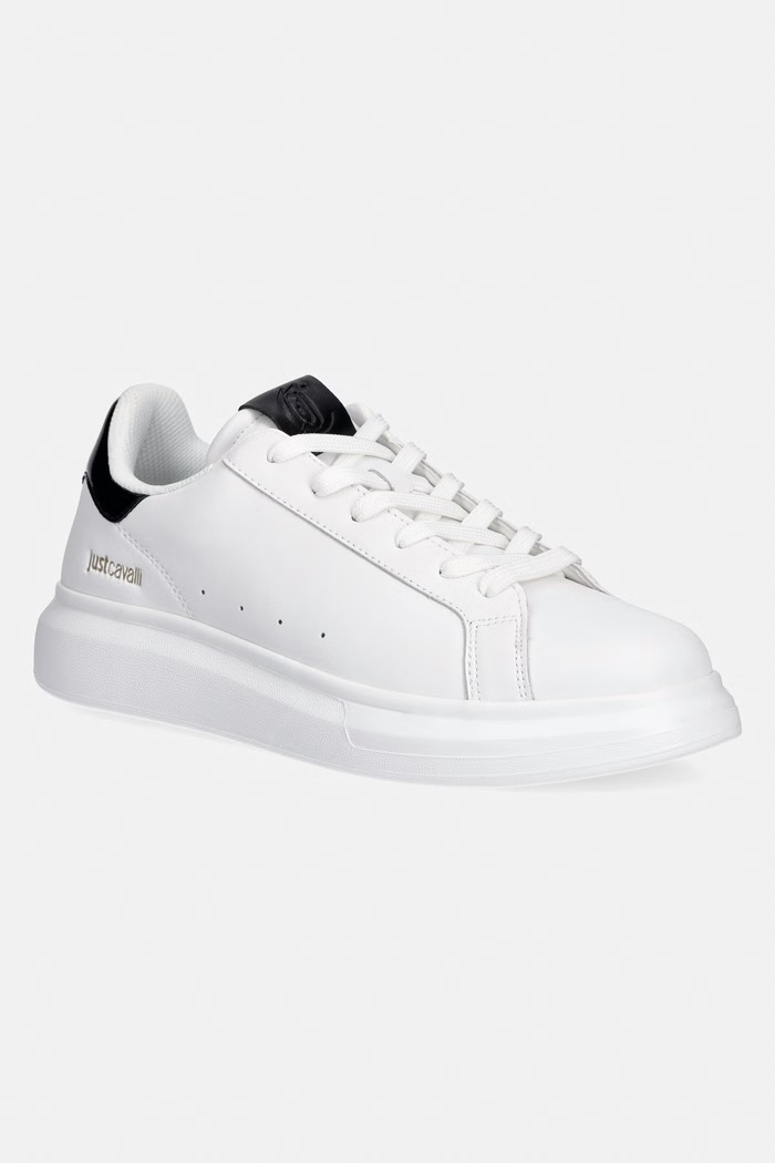 Just Cavalli sneakers piele alb 80QA3SBGZPC20003