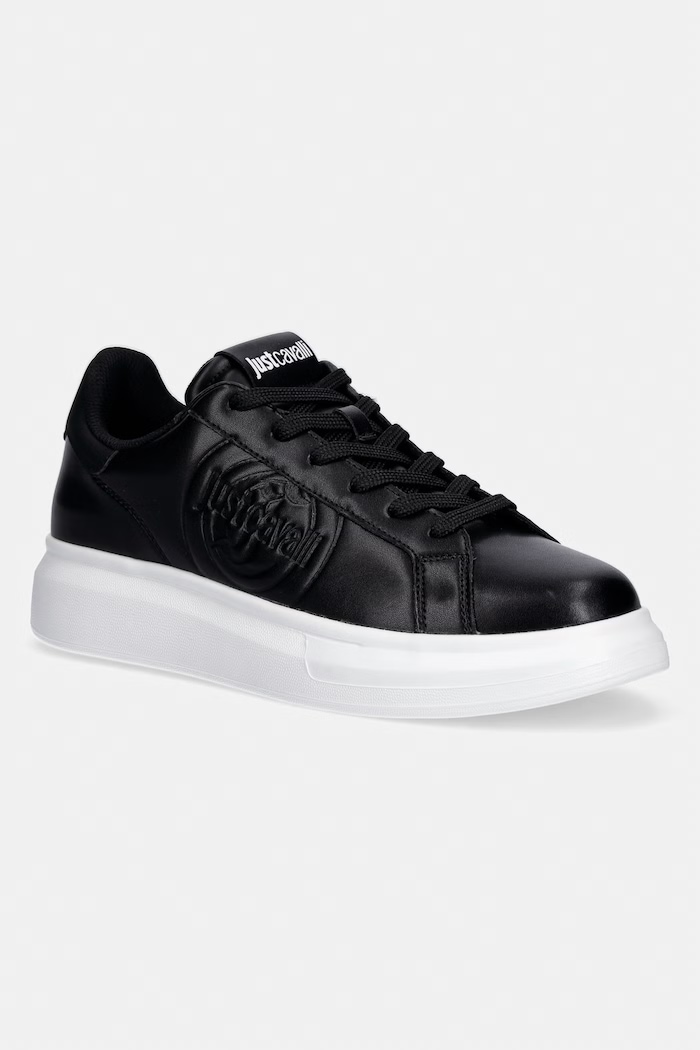 Just Cavalli sneakers piele negru 80QA3SBBZPC19899