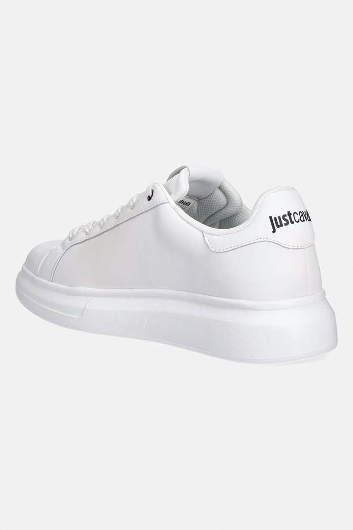 Încălțăminte Just Cavalli sneakers din piele 80QA3SBAZPC16003 alb