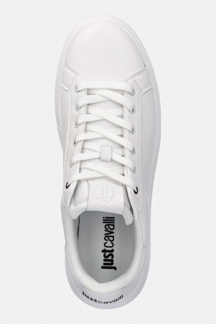 Just Cavalli sneakers din piele alb 80QA3SBAZPC16003