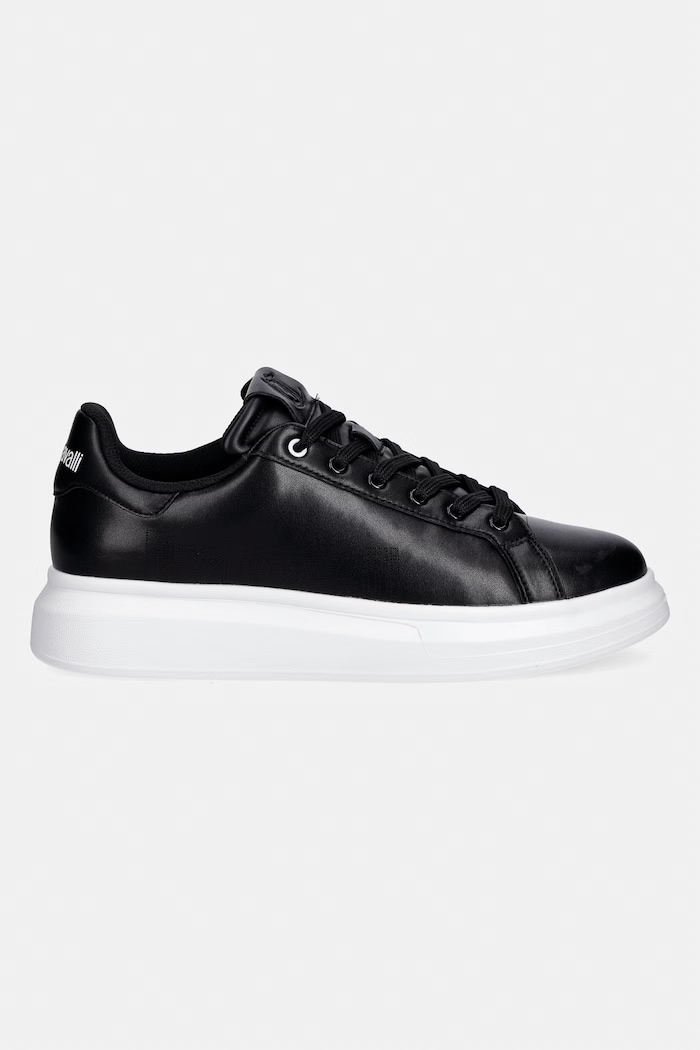 Just Cavalli sneakers din piele 80QA3SBAZPC16899 negru SS26