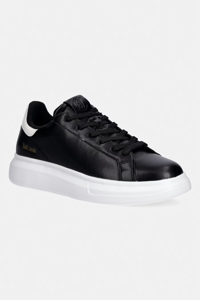 Just Cavalli sneakers piele negru 80QA3SBGZPC20899