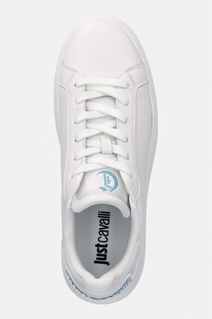 Just Cavalli sneakers alb 80QA3SBDZPC18003