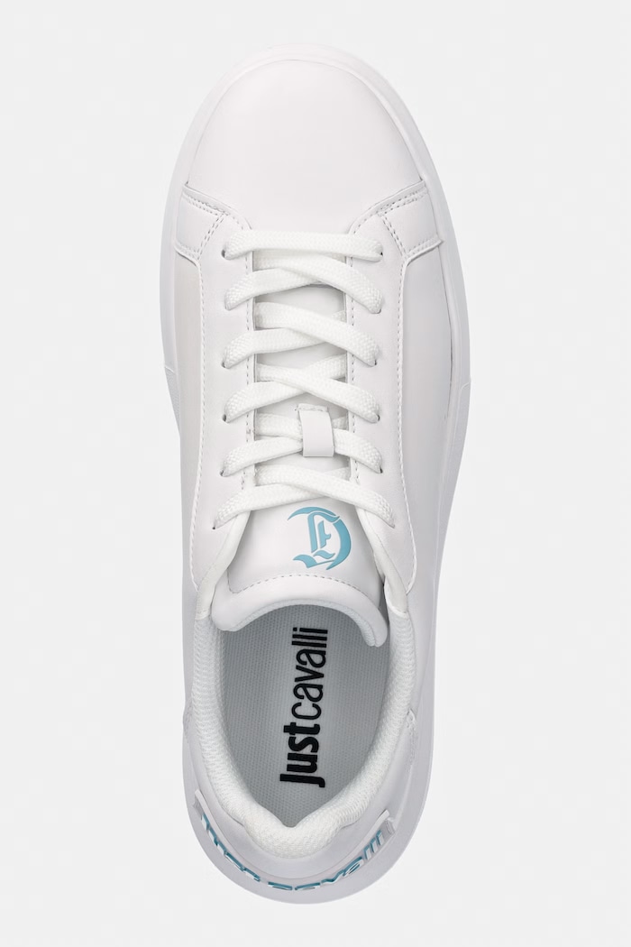 Just Cavalli sneakers alb 80QA3SBDZPC18003