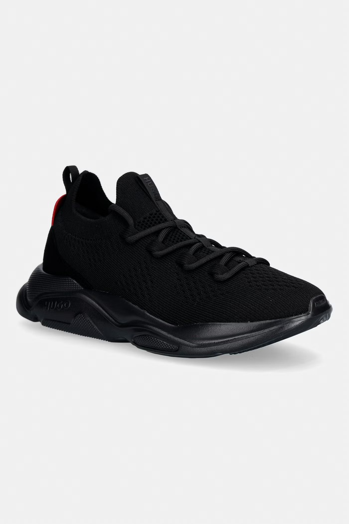 HUGO sneakersy Leon syntetyczny czarny 50563493.003
