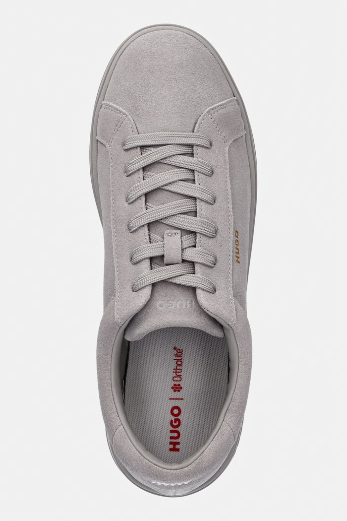 HUGO Neston sneakersy męskie zamszowe szary 50563557.030