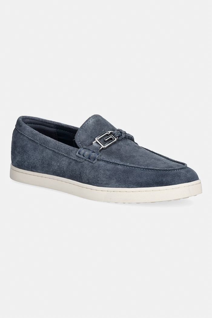 Guess férfi velúr Mokaszin HEAWS sötétkék FMJHEA.SUE14.BLUE