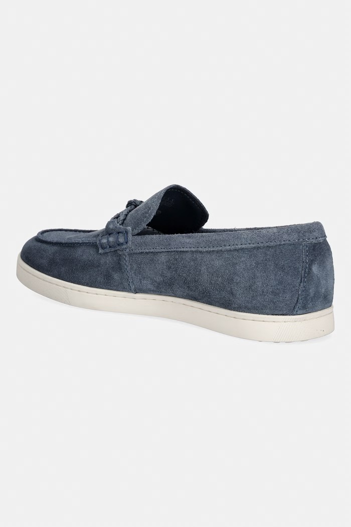 Cipők Guess férfi velúr Mokaszin HEAWS FMJHEA.SUE14.BLUE sötétkék