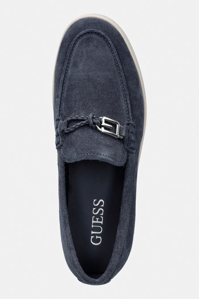 Guess férfi velúr Mokaszin HEAWS sötétkék FMJHEA.SUE14.BLUE