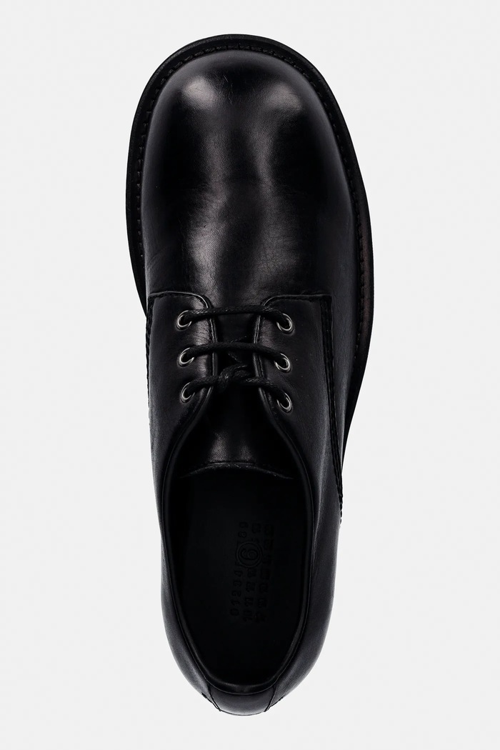 Шкіряні туфлі MM6 Maison Margiela чорний SH1WQ0007.P7431.T8013