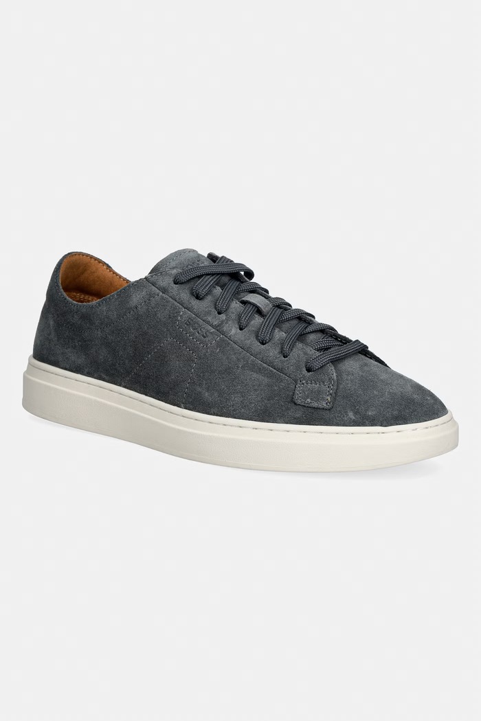 BOSS sneakersy zamszowe Kieran pozostałe szary 50563162.021