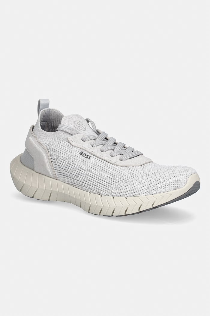 BOSS sneakersy BOSS-MOTION tekstylny szary 50563857.120