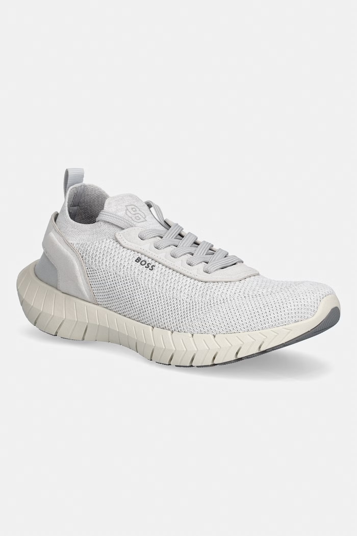 BOSS sneakersy BOSS-MOTION tekstylny szary 50563857.120
