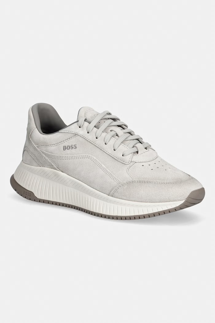 BOSS TTNM EVO sneakers da uomo in scamoscio grigio 50563920.110
