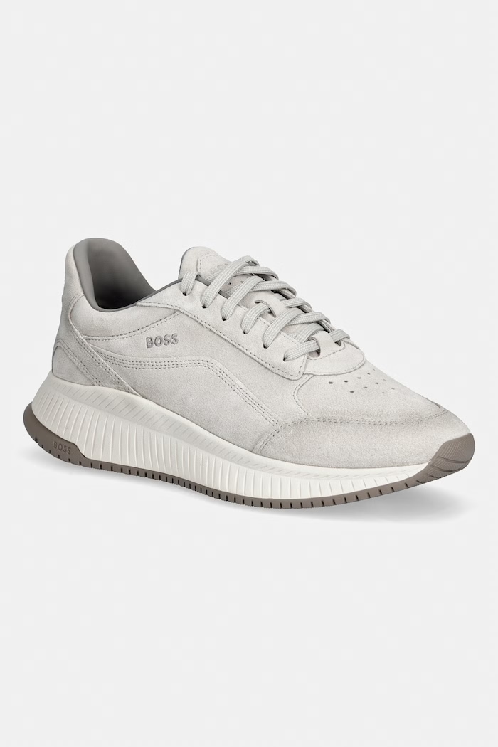 BOSS TTNM EVO sneakers da uomo in scamoscio grigio 50563920.110