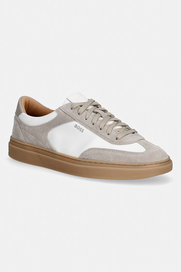 BOSS sneakersy Kieran tekstylny beżowy 50567947.262