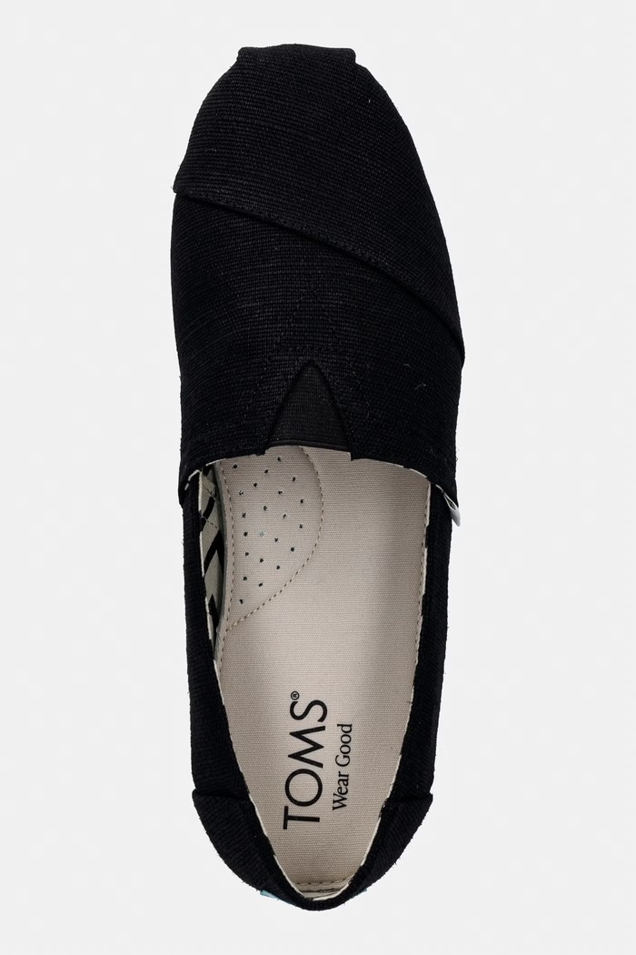 Toms dámske espadrilky ALPARGATA CLASSIC čierna 10020792