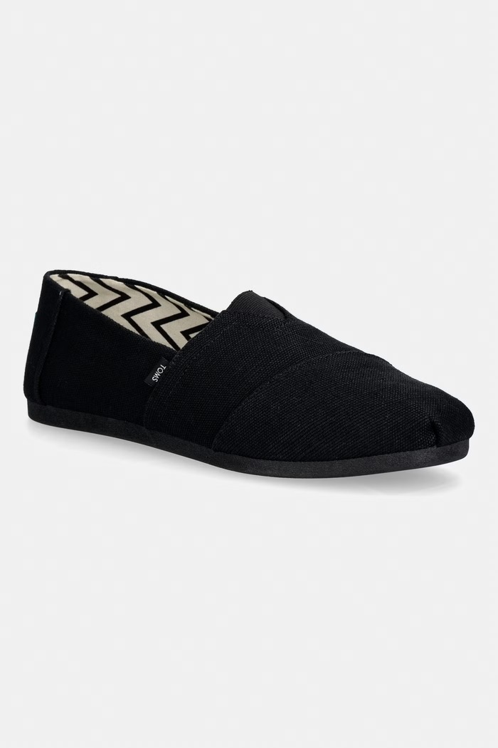 Toms pánske espadrilky ALPARGATA CLASSIC čierna 10020785