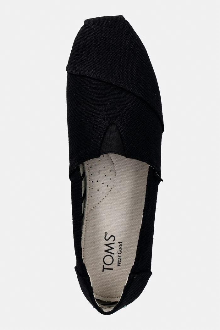 Toms pánske espadrilky ALPARGATA CLASSIC čierna 10020785