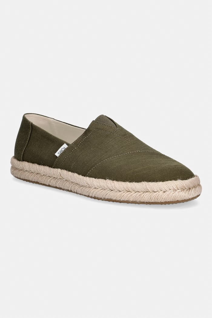 Toms pánske espadrilky ALPARGATA ROPE 2.0 zelená 10019899