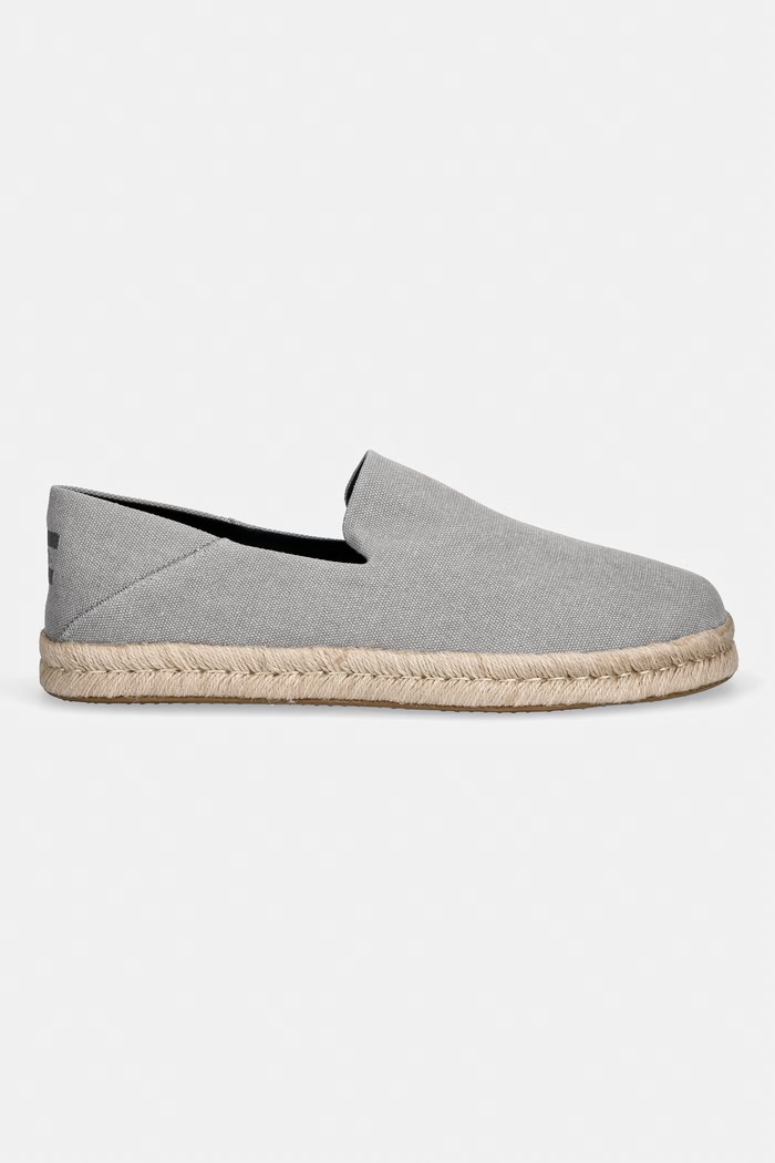 Toms espadrilles férfi SANTIAGO 10019874 szürke SS26