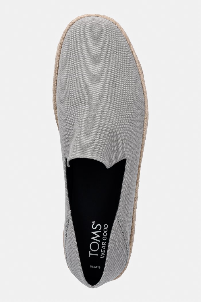 Toms espadrilles férfi SANTIAGO szürke 10019874