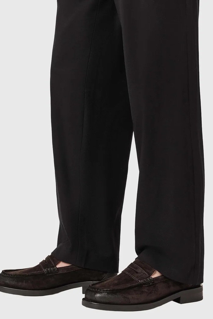 Mokasinke od brušene kože AllSaints Bloom Suede Loafer M022FC.DBR