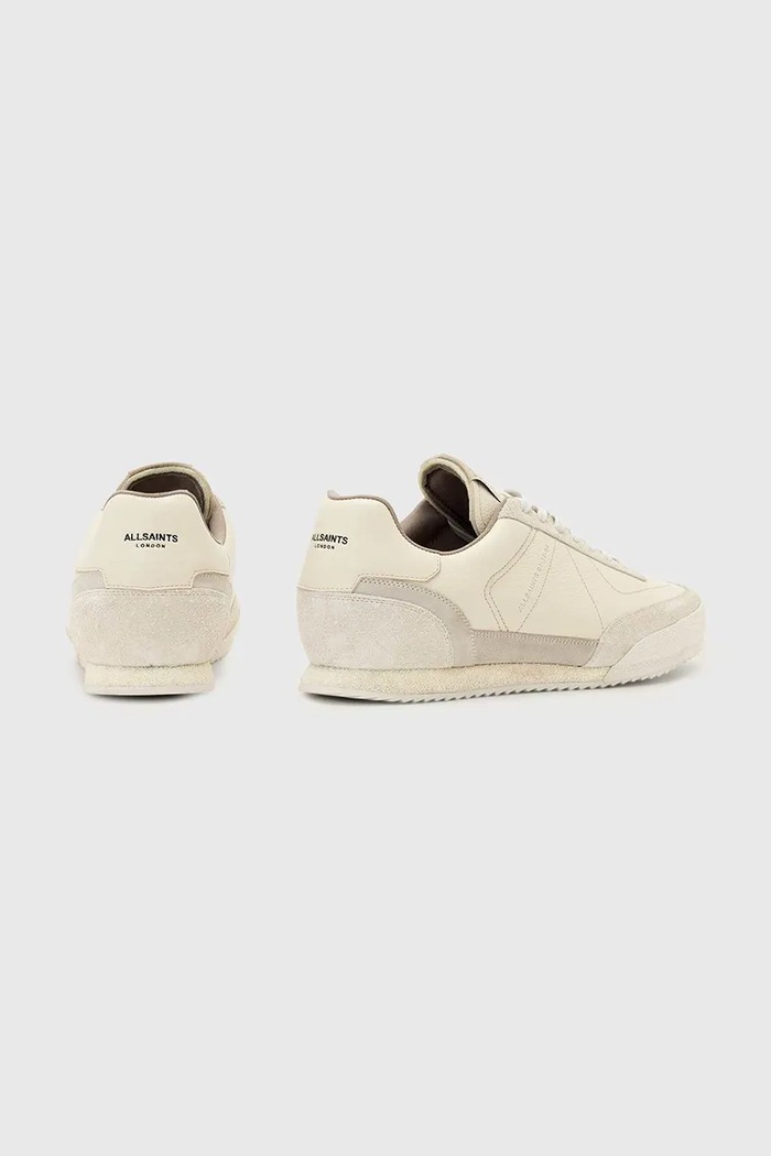 Obuv AllSaints Harri Low Top tenisky pánske kožené M038FE biela
