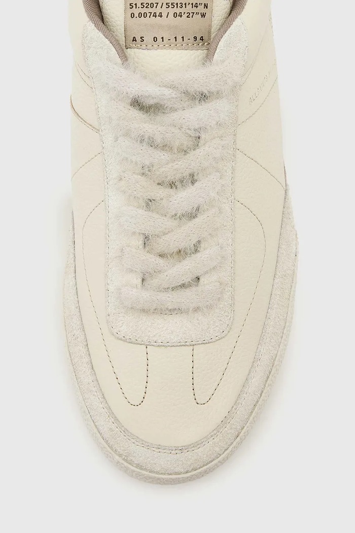 AllSaints Harri Low Top tenisky pánske kožené M038FE