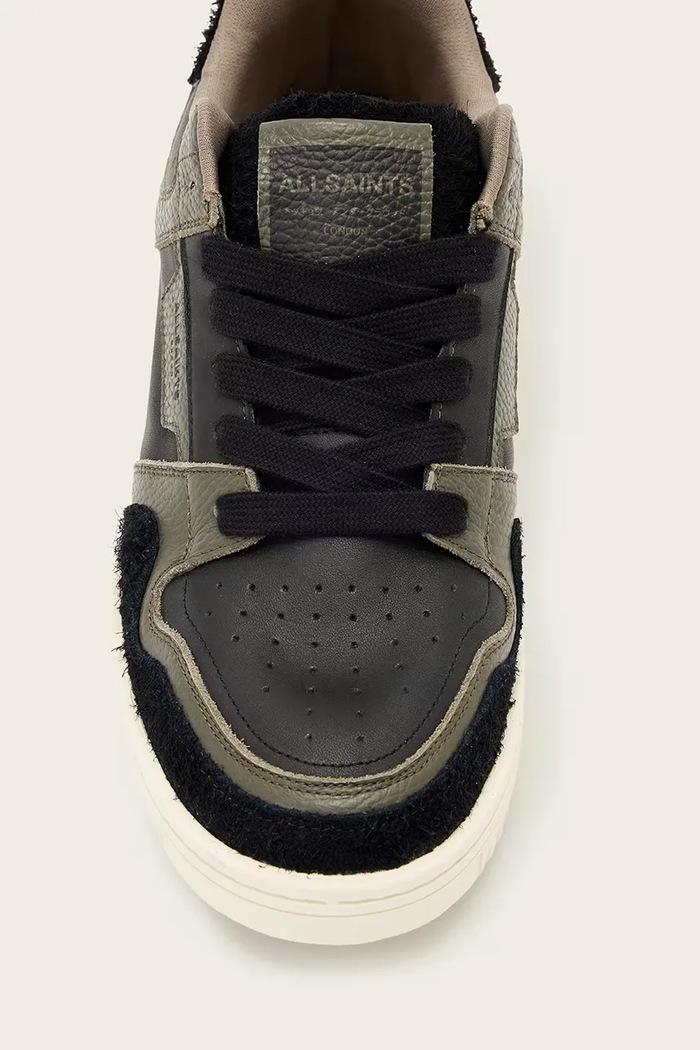 Usnjene superge AllSaints Regan Plus Low Top M030FE črna