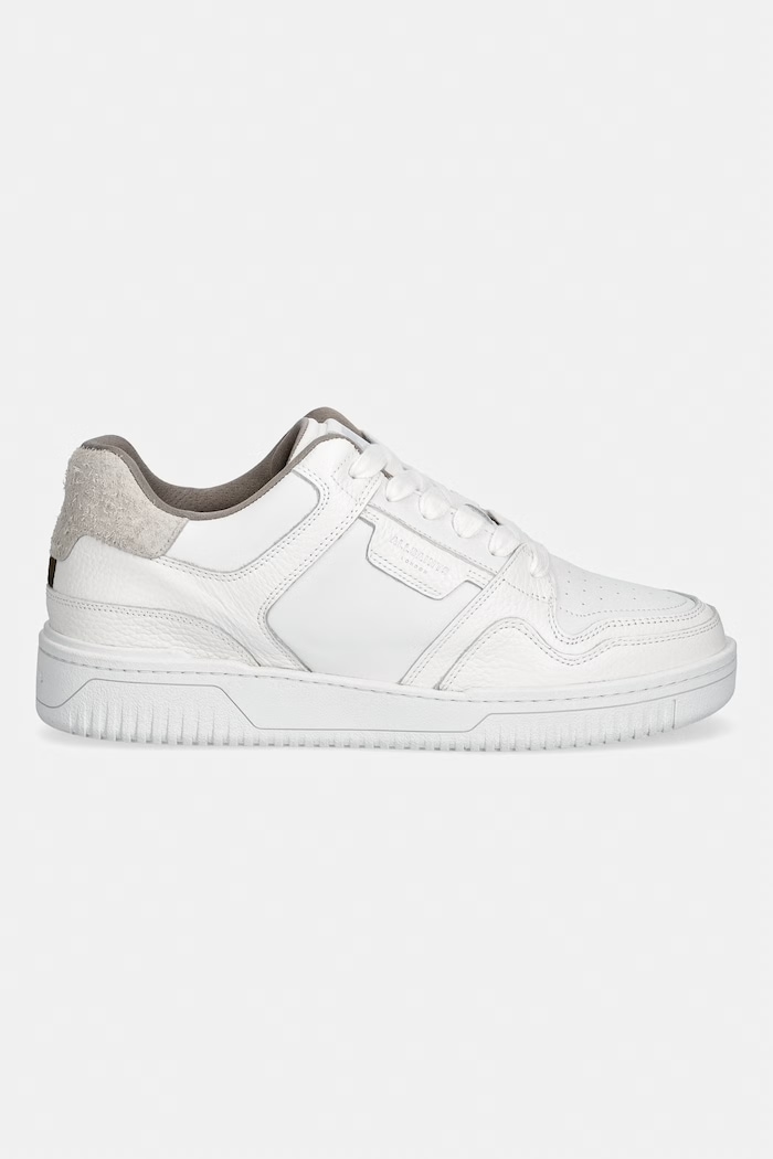 Kožené tenisky AllSaints Regan Plus Low Top M030FE.WHT biela SS26