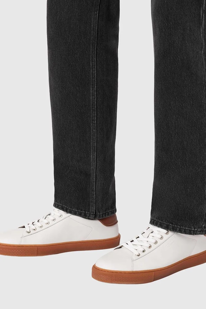 AllSaints Tucker Low Top pánske kožené tenisky M036FE