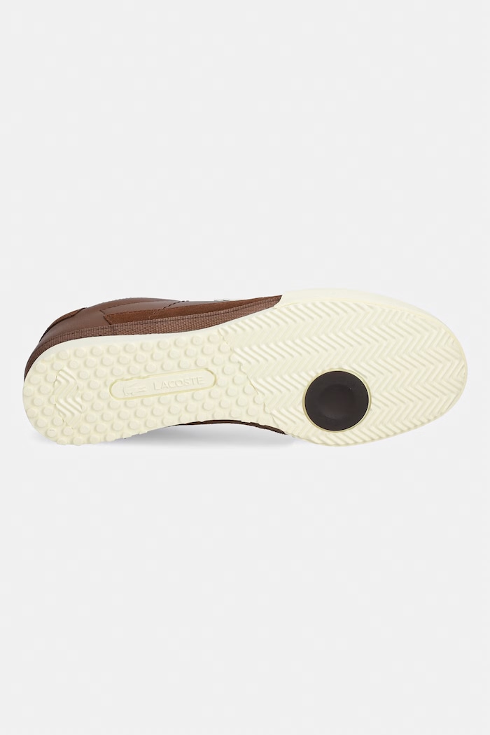 Lacoste sneakersy skórzane Aura Sneakers 51SMA0066 brązowy