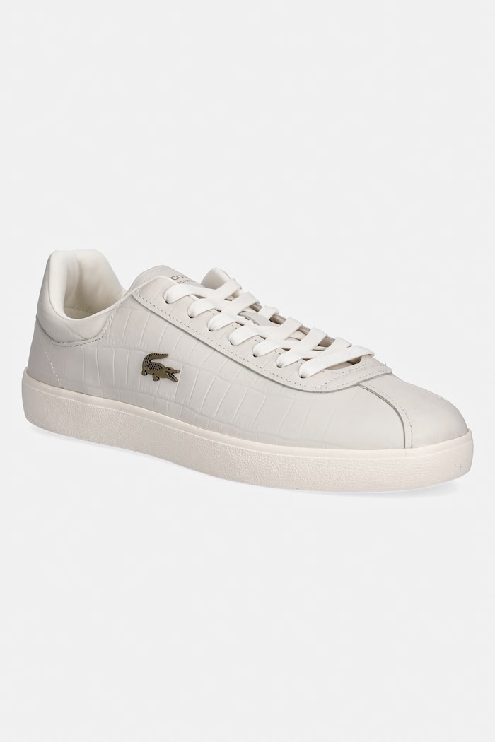 Lacoste Baseshot Sneakers tenisky pánske kožené béžová 51SMA0075