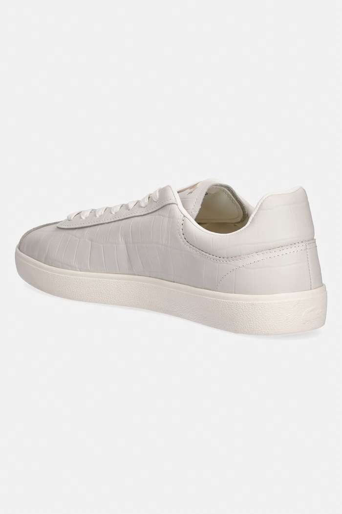 Obuv Lacoste Baseshot Sneakers tenisky pánske kožené 51SMA0075 béžová