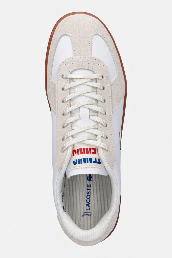 Kožené tenisky Lacoste Men Baseshot Pro Sneakers biela 51SMA0077