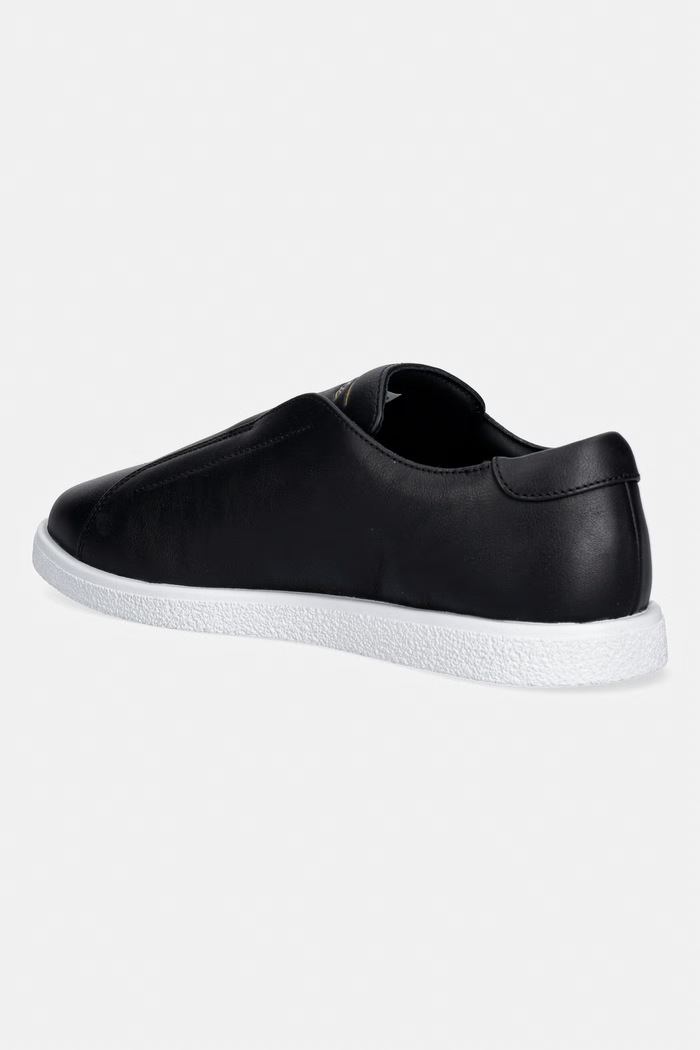 Boty Lacoste Men Linecourt Slip-On sneakers boty pánské kožené 51SMA0096 černá