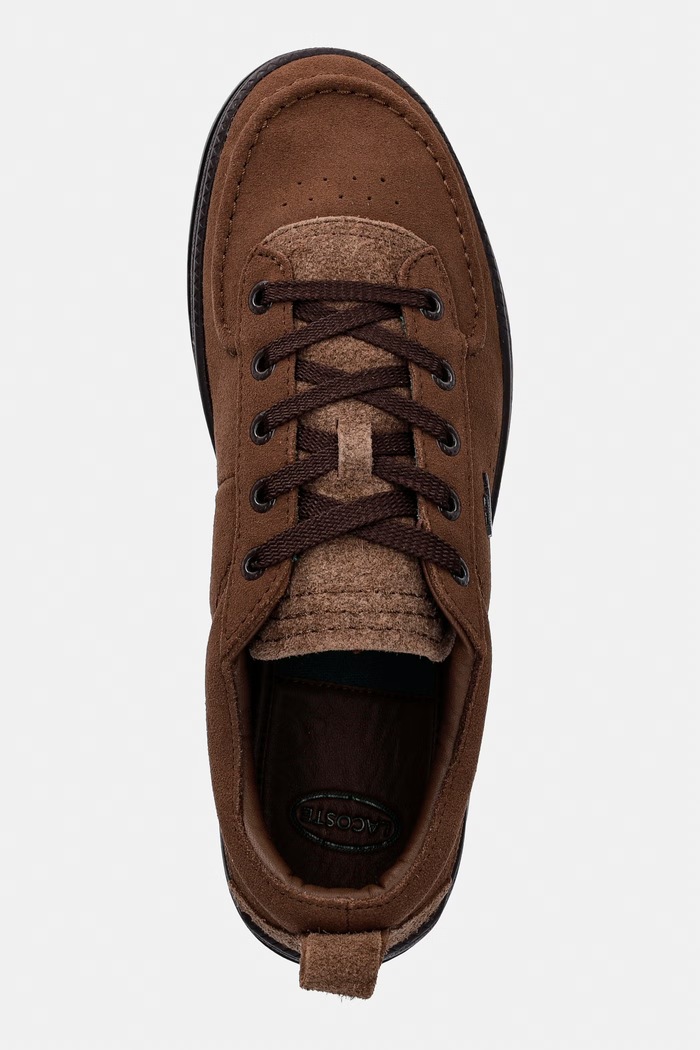 Lacoste Men Umpire Sneakers pánske semišové tenisky hnedá 51SMA0105