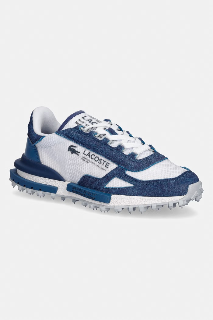 Tenisky Lacoste Men Elite Active Sneakers Indigo Pack semišová kůže modrá 51SMA0142