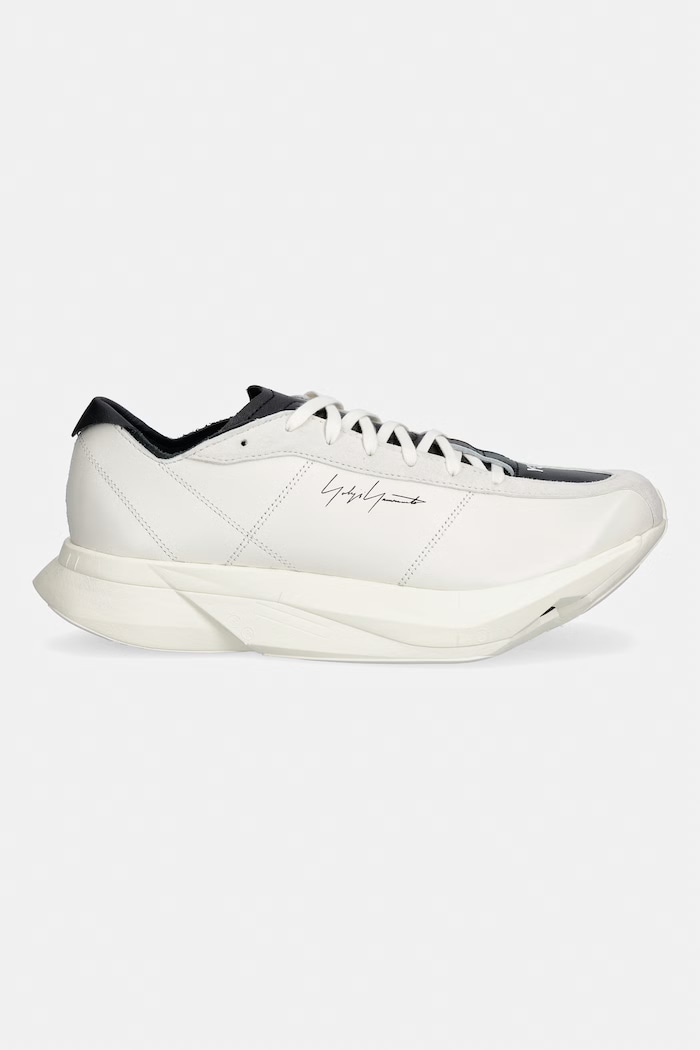 Y-3 sneakersy skórzane ADIOS PRO 3 LX KI0866 beżowy SS26