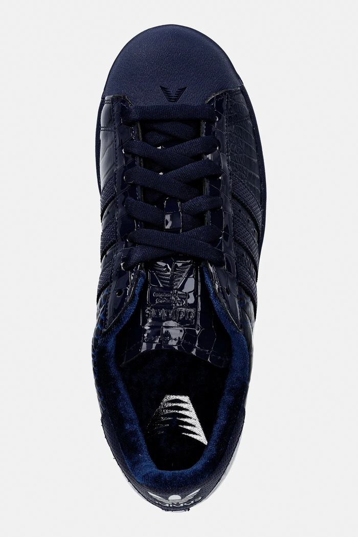 adidas Originals leather sneakers x Anthony Edwards Superstar II navy KI6585