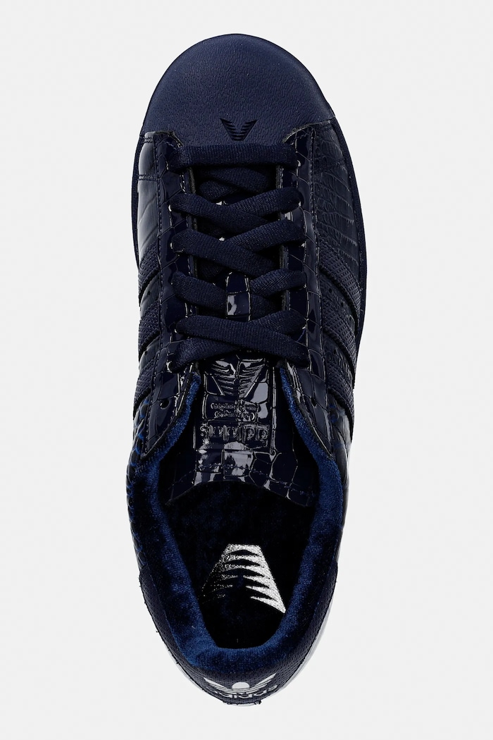adidas Originals leather sneakers x Anthony Edwards Superstar II navy KI6585
