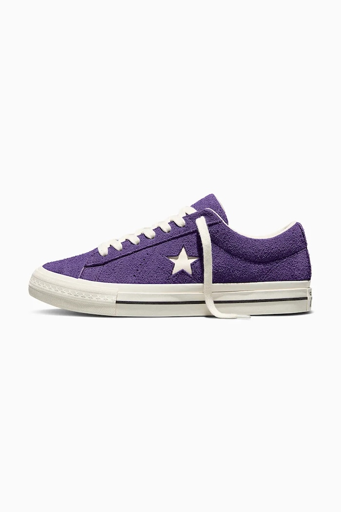 Tenisice od brušene kože Converse One Star 95 ljubičasta A16026C