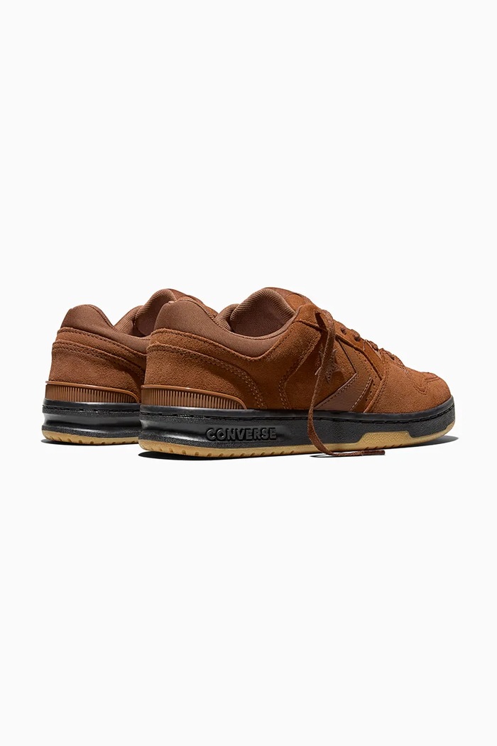 Obuća Tenisice od brušene kože Converse Cl98 A17742C smeđa